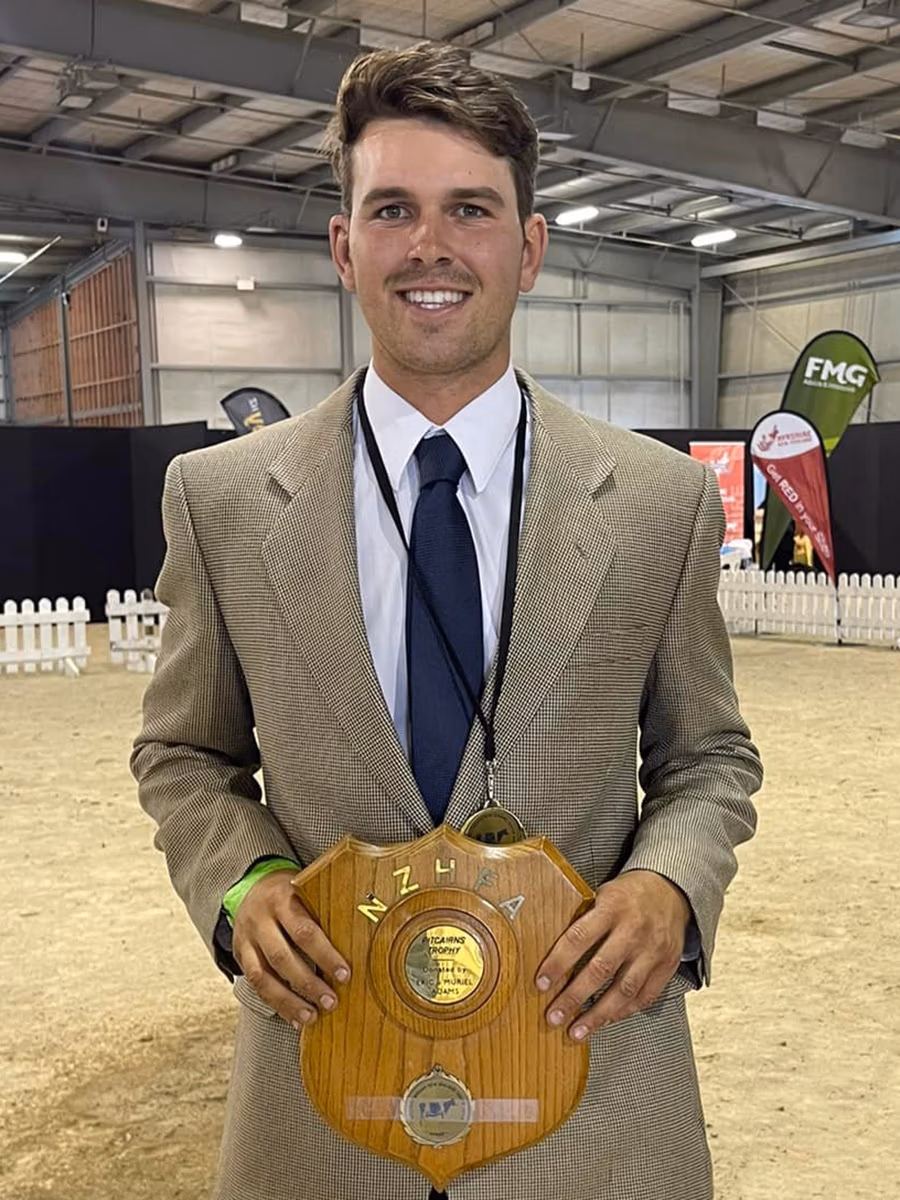 Dean Fullerton 2022 Pitcairns Trophy winner