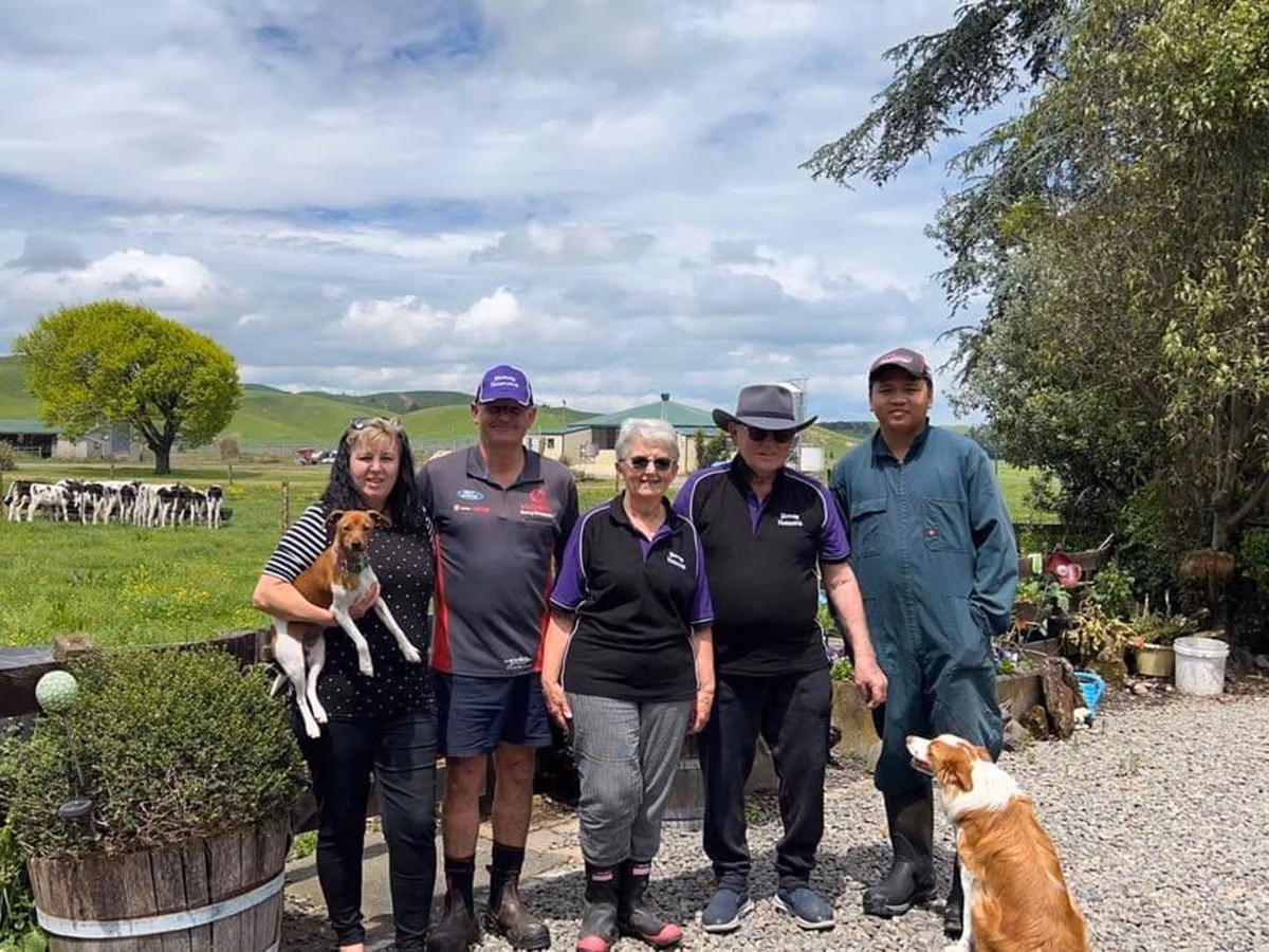 Rebecca, Daren, Marilyn, Fred and Kevin