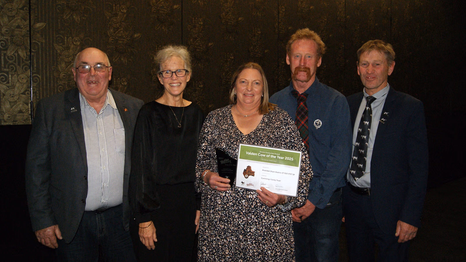 Select Top Holstein Friesian talent honoured ar 2025 HFNZ awards