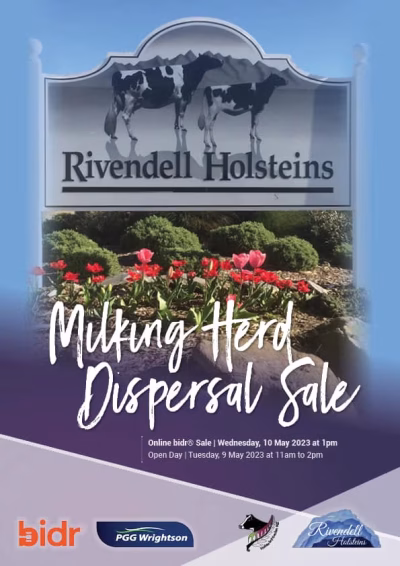 2023 Rivendell Milking Herd Dispersal Sale COVER