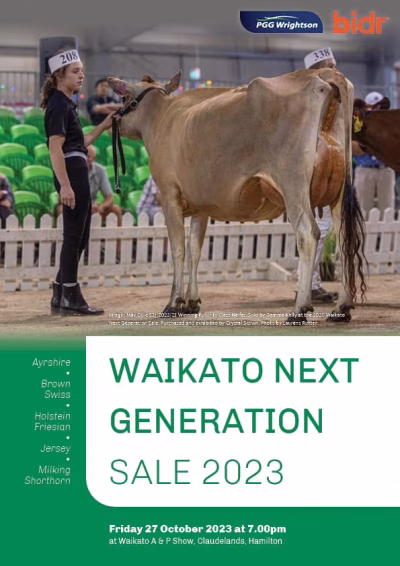2023 Waikato Next Generation Sale COVER