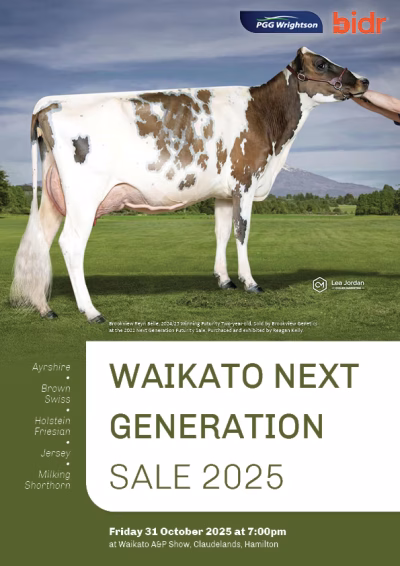 2025 Waikato Next Generation Sale COVER
