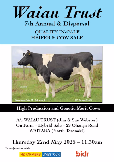 Waiau Trust 7th Annual & Dispersal Sale 2025