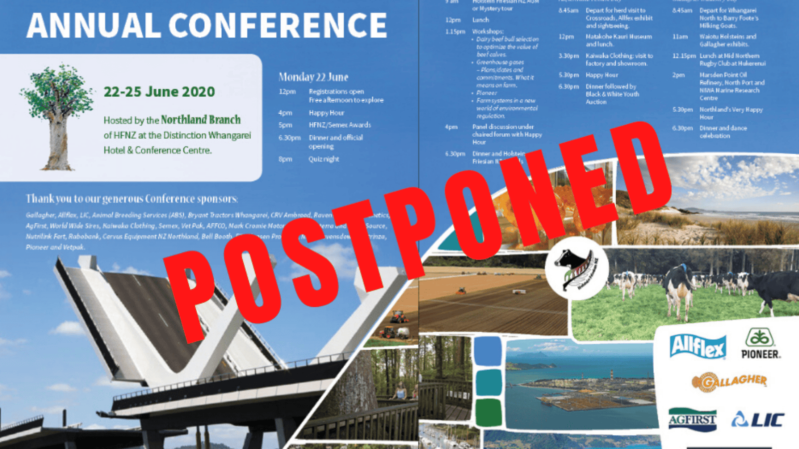 Conference postponed