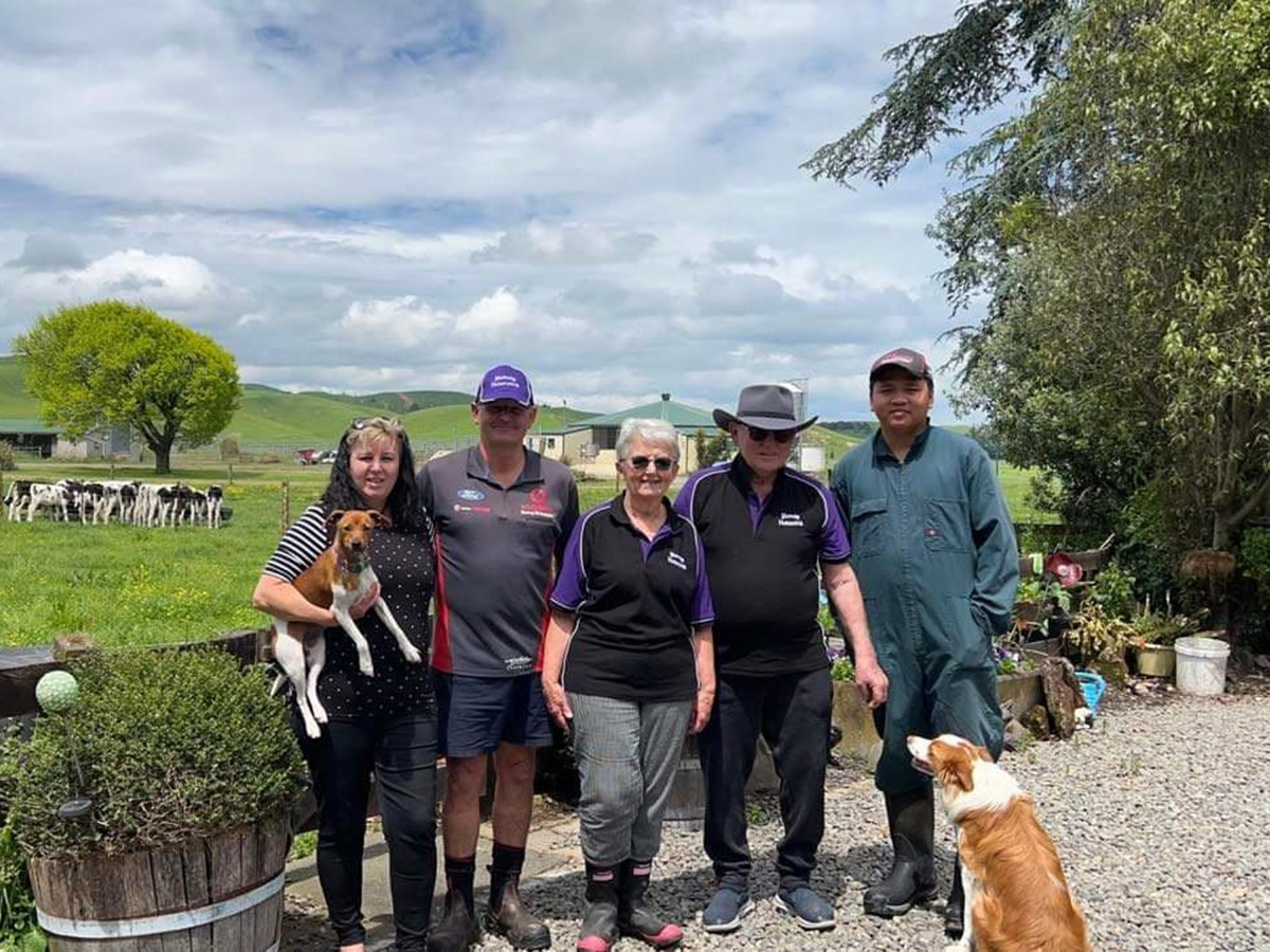 Rebecca, Daren, Marilyn, Fred and Kevin