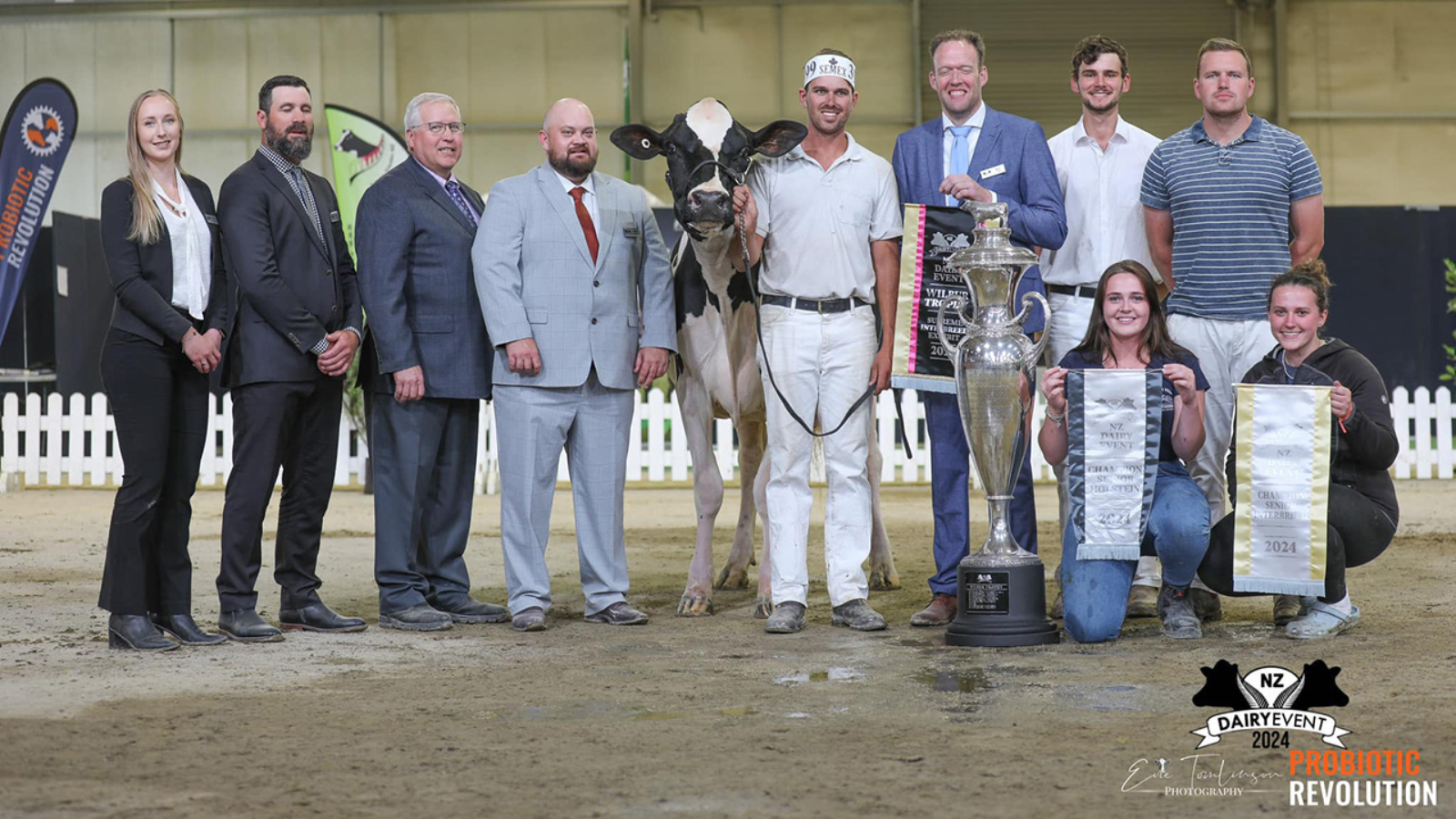 Supreme Champion of Champions for NZ Dairy Event 2024 – Tahora Mogul Paris (Mountfield SSI DCY Mogul)