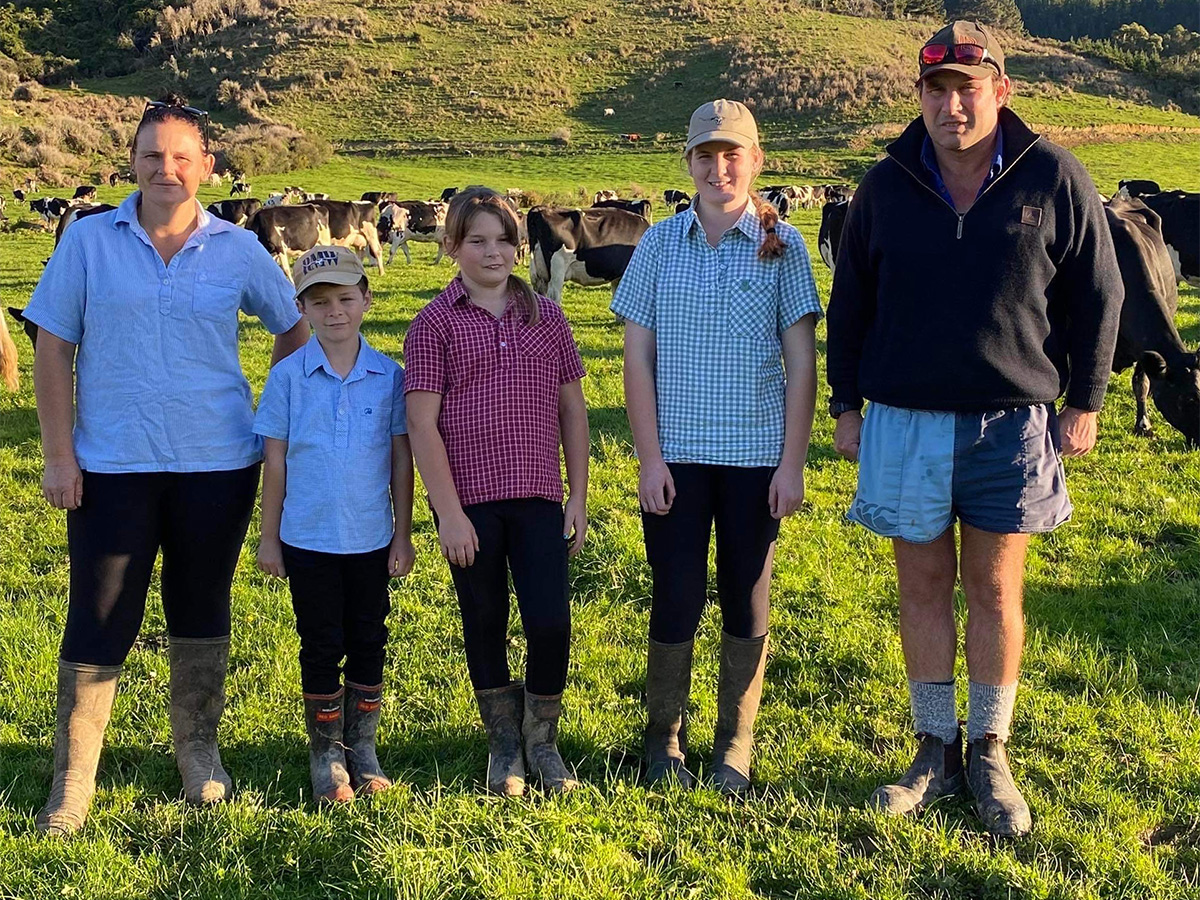 Diane, Robbie (8), Macey (11), Rylee (16) and Gareth Parkes Diane, Robbie (8), Macey (11), Rylee (16) and Gareth Parkes