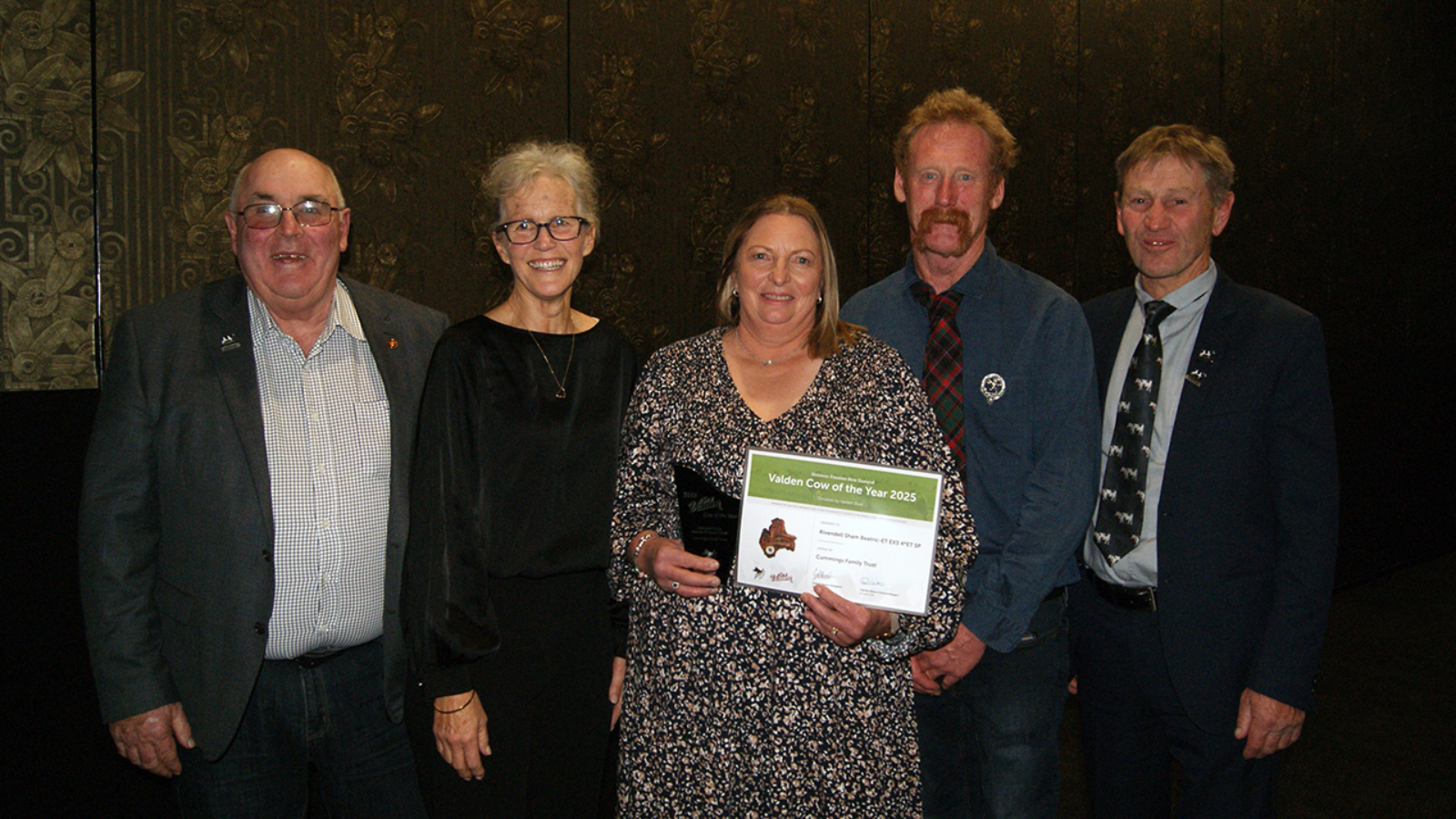 Select Top Holstein Friesian talent honoured ar 2025 HFNZ awards